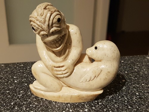 Inuit tupilak beinarbeiten - inuit,, tupilak,