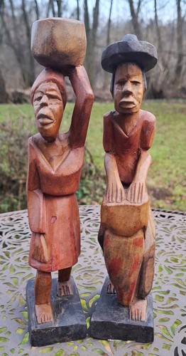 Holz figur paar - paar, aus