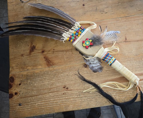 Indianischer tanzfächer - indianischer,