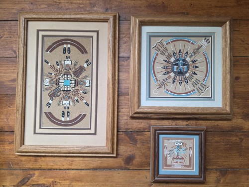 Native american sandpainting - american,