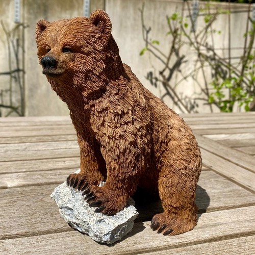 Resin figur grizzly - resin-figur,