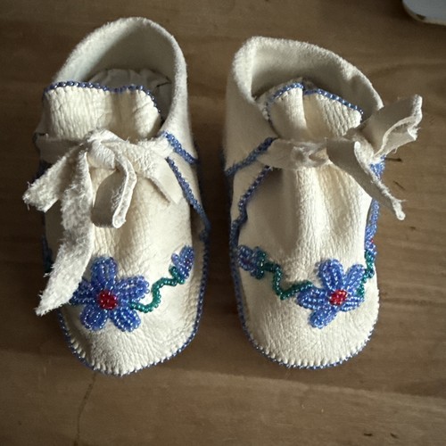 Baby moccasins leder perlen - moccasins,