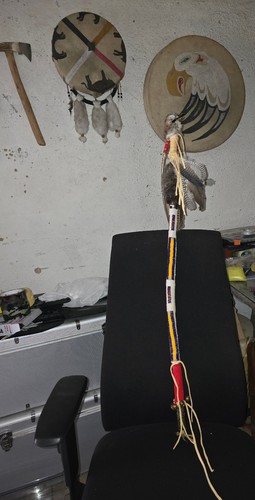 Indianischer tanzstab native - tanzstab,