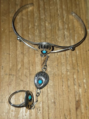 Sterlingsilber navajo armreif - sterlingsilber,